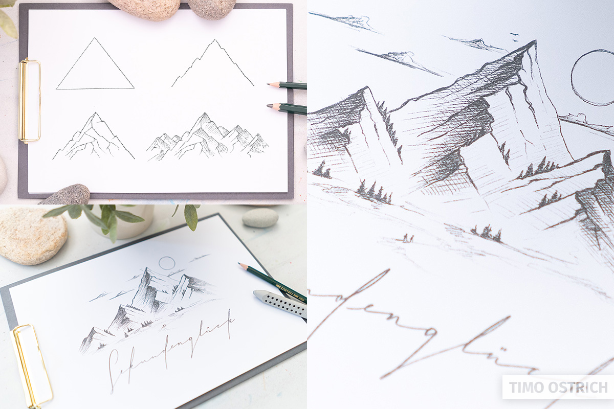 Drawing mountains