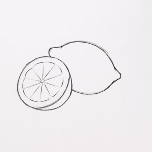 How to Draw a Lemon (easy step by step) 🍋