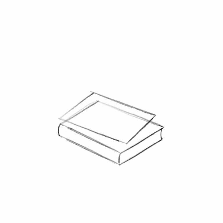 How to Draw a Book 📖 (opened or closed) - Easy step by step