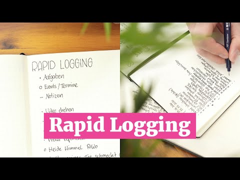 RAPID LOGGING - Einfach erklärt (DIE wichtigste BuJo Technik)
