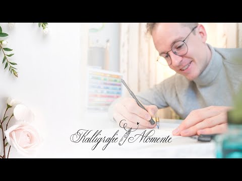 Kalligrafie-Momente: Dein Weg in die Spitzfeder-Kalligrafie