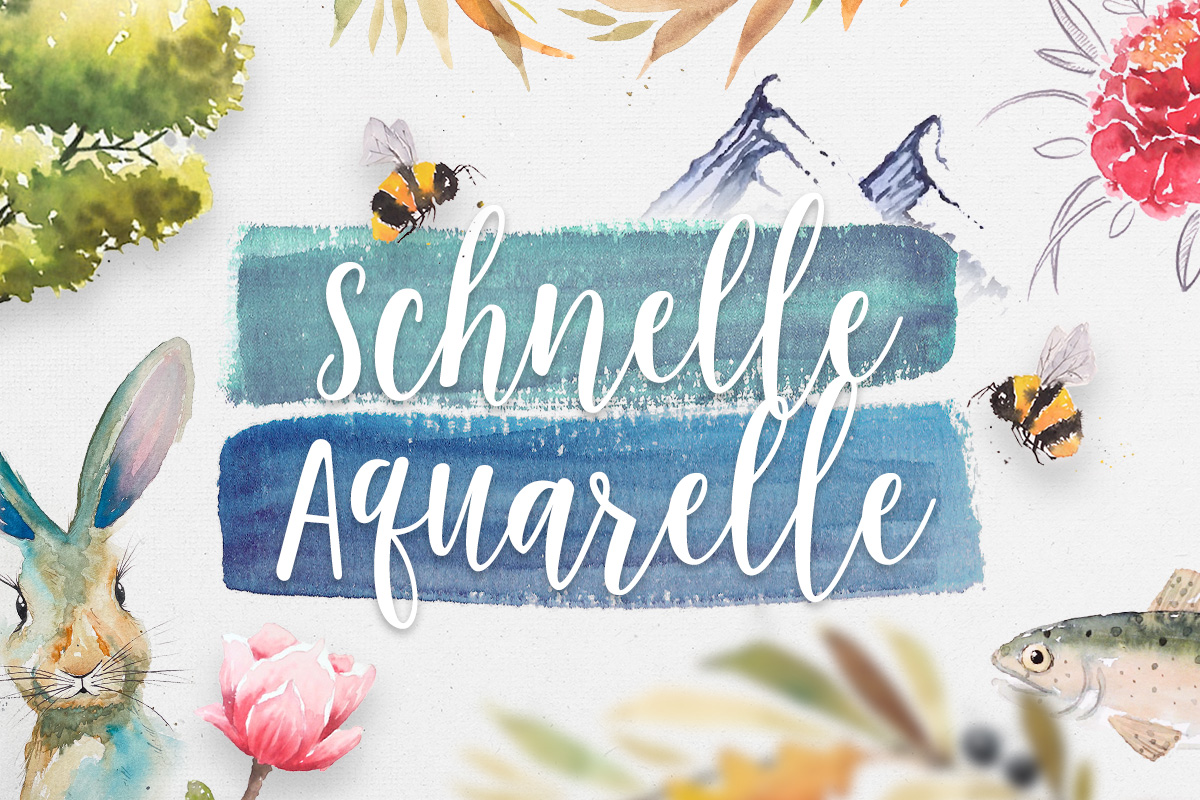 Schnelle Aquarelle - Aquarell malen für Anfänger